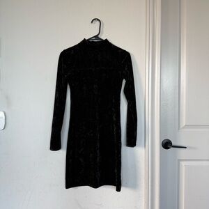 Velvet bodycon dress